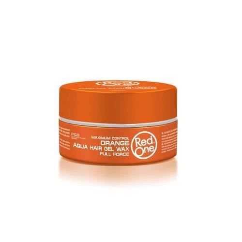 Cire capillaire - RedOne - ORANGE Aqua Gel - 150 ML - Tenue longue durée - Brillance