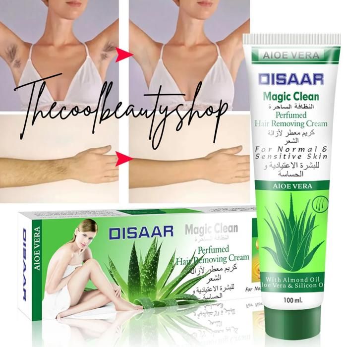 Crème dépilatoire à l'aloe naturel