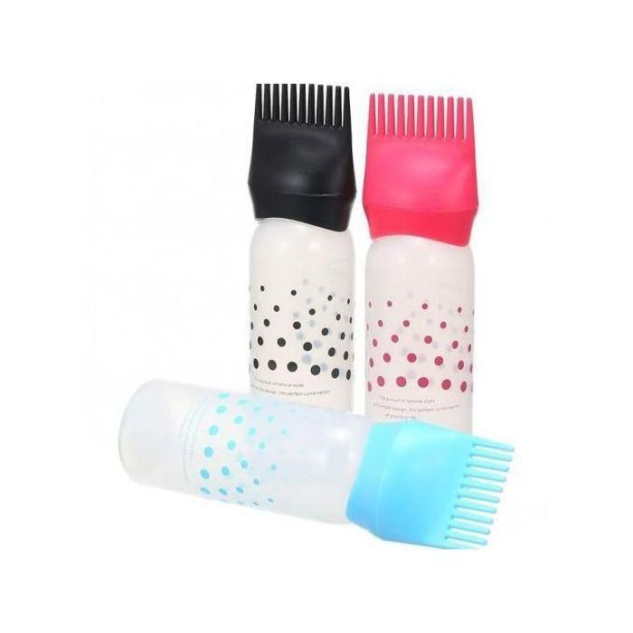 3x Flacon Applicateur Teinture avec Peigne