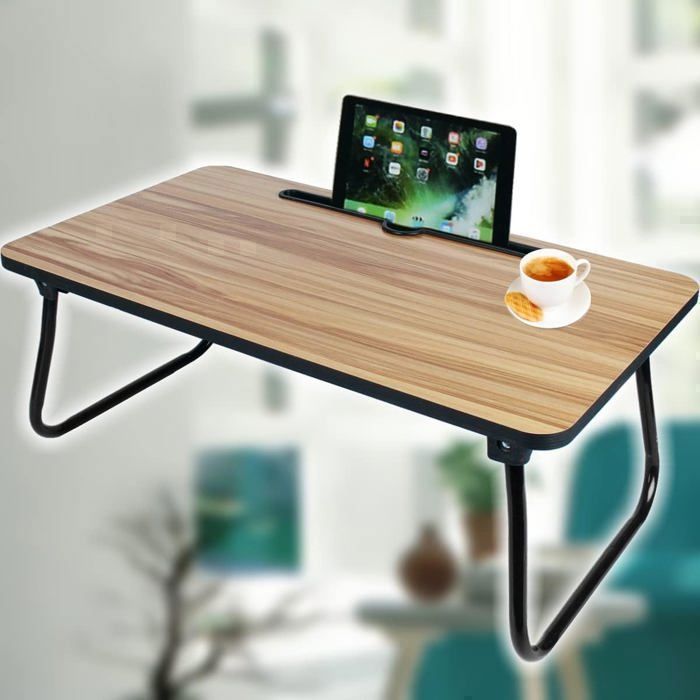 Table ordinateur pliable 52 x 30 x 21,5 cm – Réf. WR4431-3