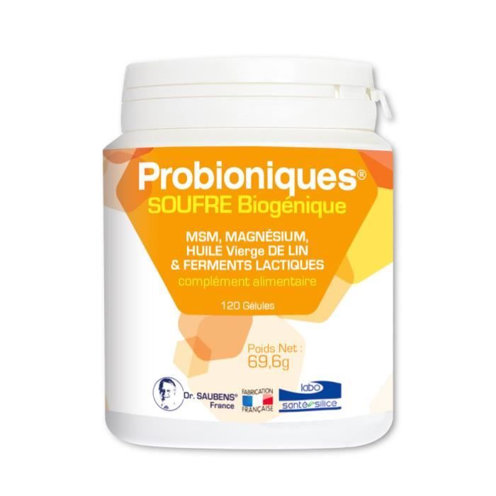 LABO SANTE SILICE PROBIONIQUES SOUFRES BIOGENIQUE 120 GELULES