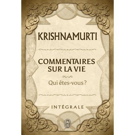 Commentaires sur la vie