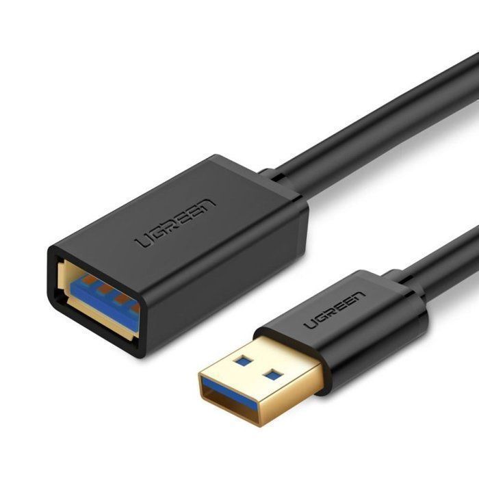 Câble d’Extension USB 3.0 - UGREEN - 3M - Noir - Transfert jusqu’à 5 Gbps - Connecteurs USB 3.0
