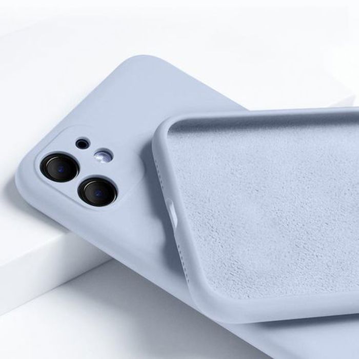 Iphone 12, Confort Touch,Case Bleu Ciel