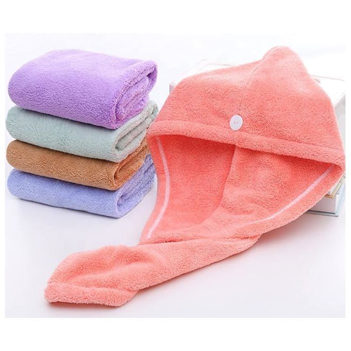 Serviette en microfibre pour cheveux