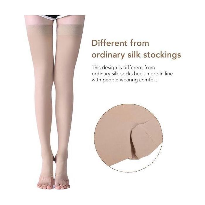 Chaussettes en nylon de qualité médicale avec pression ajustée