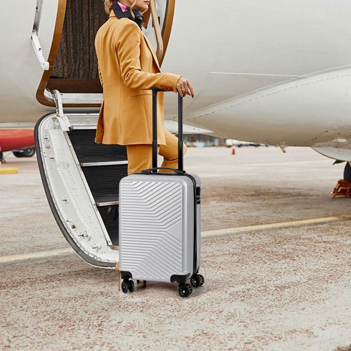 Valise Moyenne Rigide - Gris - 20kg