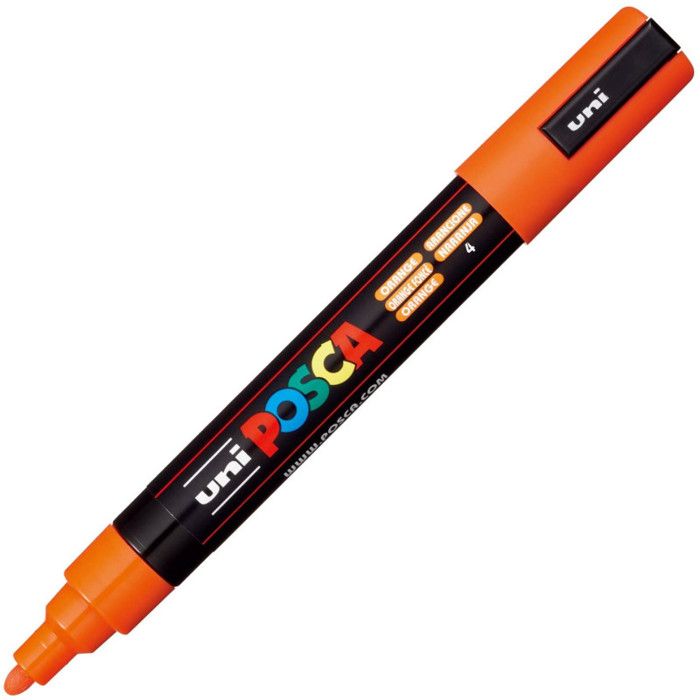Marqueur POSCA - Pointe Conique Moyenne - Orange Foncé - Peinture à Base d'Eau