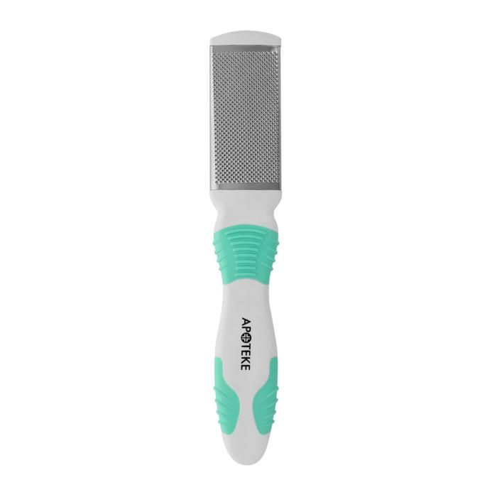 Râpe Pieds double face Métal/Eméri manche ergonomique- Apoteke