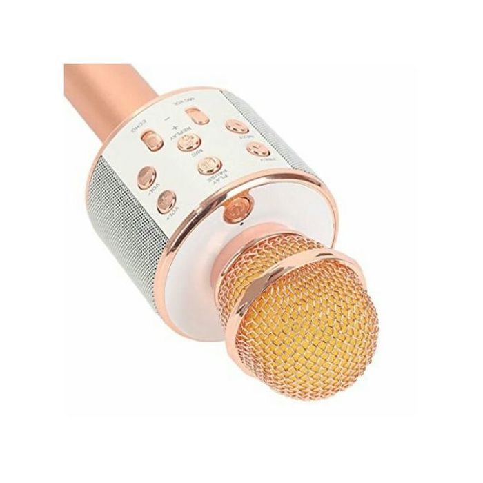 Magique Microphone et hauparleur karaoké bleutooth sans fil 4 en 1 Player rechargeable USB