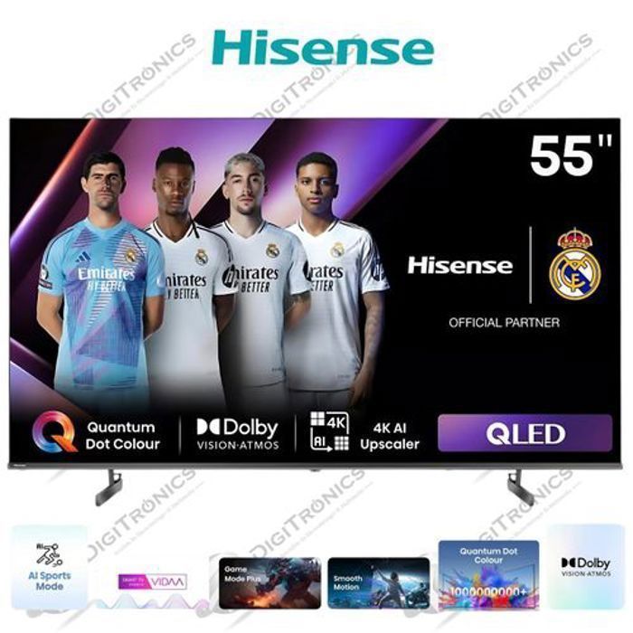 SMART TV QLED 55 pouces - HISENSE - 55Q6N - 4K Ultra HD - Dolby Vision - AI Picture