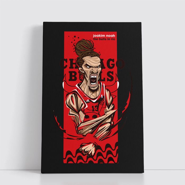 Tableau NBA sur Toile – Affiche Murale 25x40 cm avec Équipes et Joueurs Légendaires du Basket 274