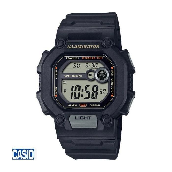 Casio Montre Homme Bracelet en plastique Pile 10 ans Étanche WR100M-w-737hx-1avdf