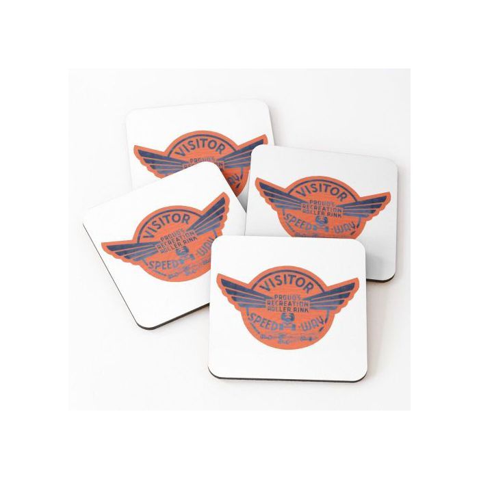 Dessous de Verre - Proud - Autocollant - Multicolore - 4 pièces - Décoration Marocaine