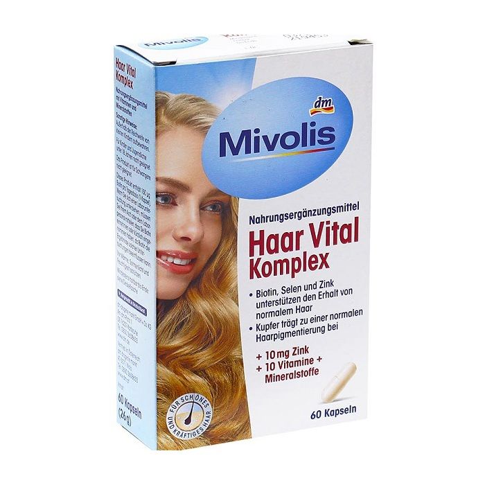 Complexe Vital pour les Cheveux, gélules 60 pièces MIVOLIS - 26 g