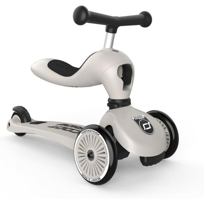 Trottinette - 3 roues - Siège réglable - Tricycle et skateboard - Pour enfants 1-6 ans