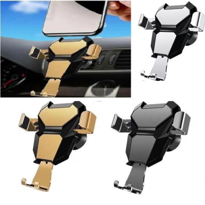 Support de Téléphone de Voiture à Fixation Gravité pour Grille d’Aération (couleur aleatoire)
