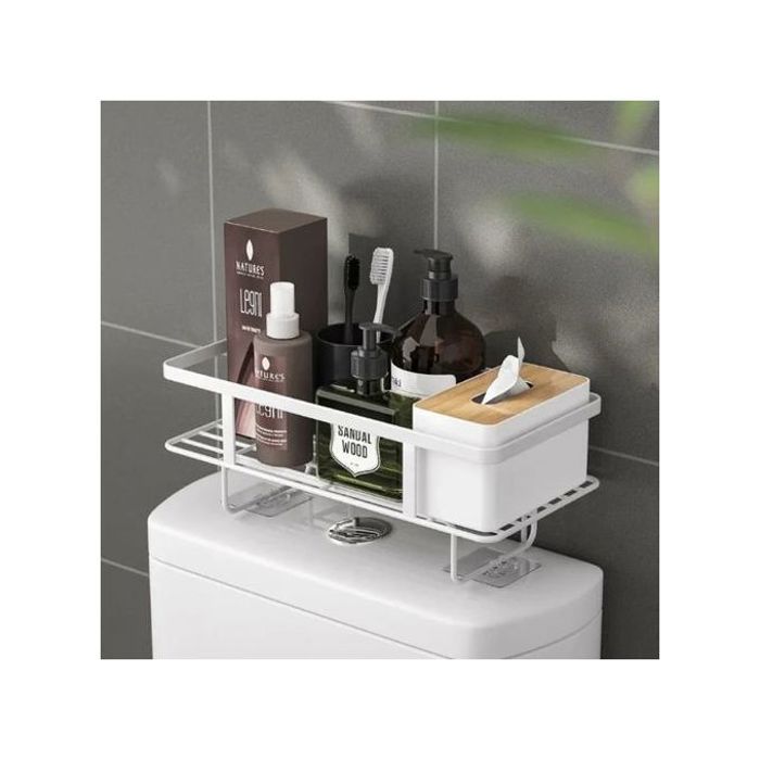 Étagère de rangement pour toilettes