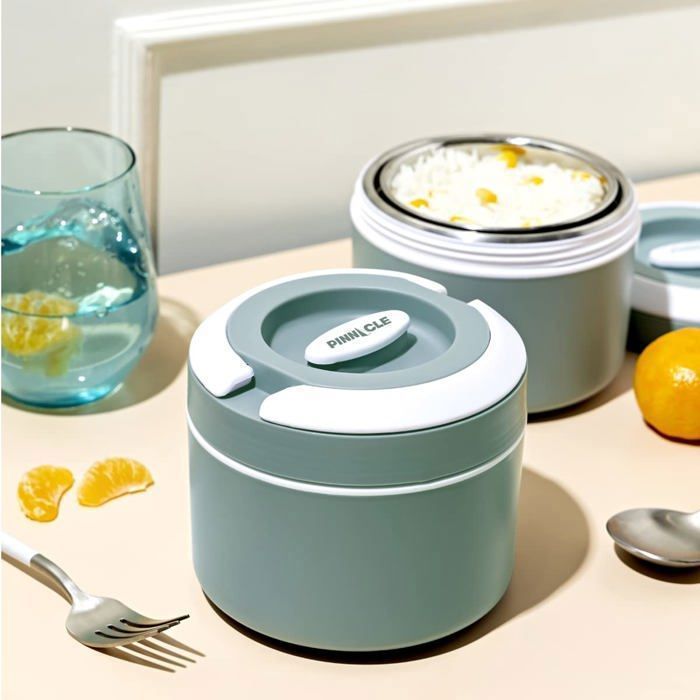 Boîtes alimentaires isothermes 600 ml + boîte cadeau