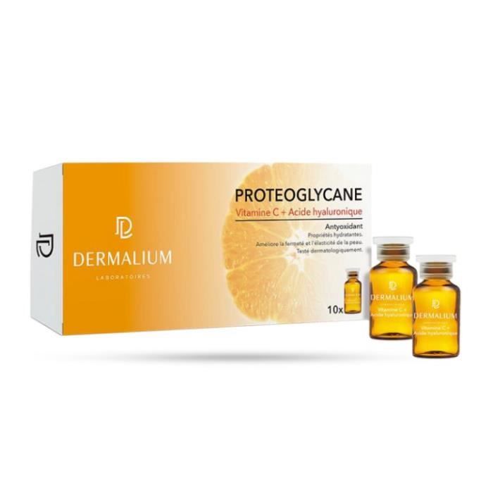 dermalium proteoglycane vitamine c acide hyaluronique 10*2ml