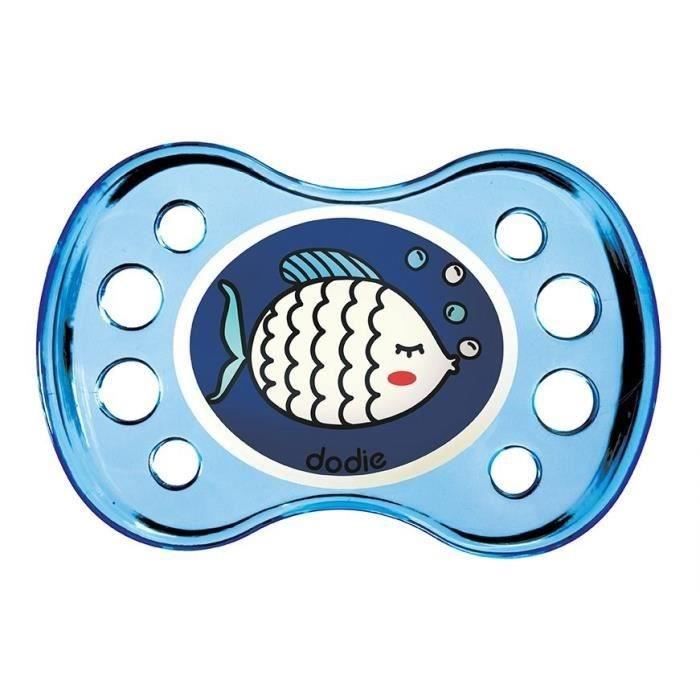 Dodie Sucette Anatomique Nuit +6m Planète Blanche