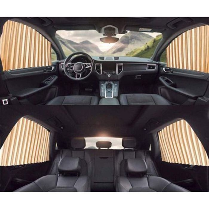4 PCS Rideaux de Fenêtre de Voiture latérales avant et arrière voiture pour la protection UV