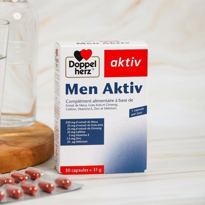 Doppelherz Men Aktiv 30 capsules 31 g