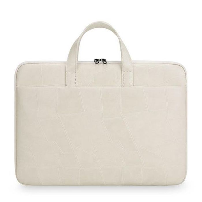 Sacoche pour Ordinateur Portable 15.6" Multi-compartiment Résistante aux Taches en Cuir PU de haute qualité