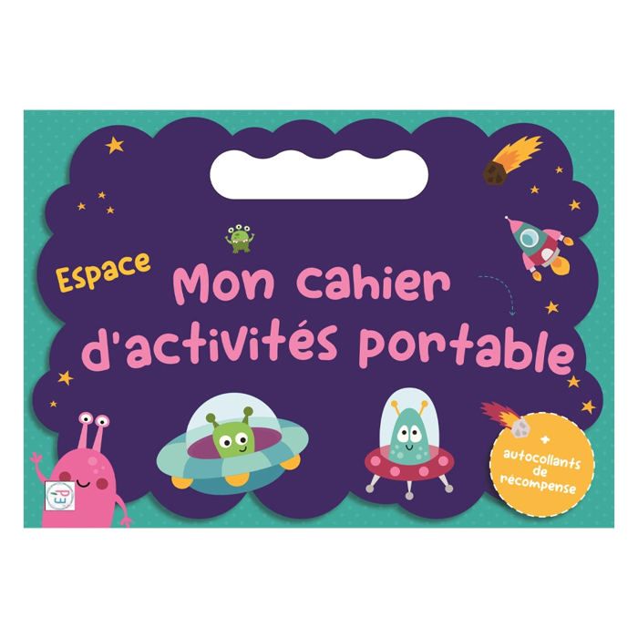 Cahier d'activités - GENERIC - Espace - Portable - Multicolore - Pour enfants