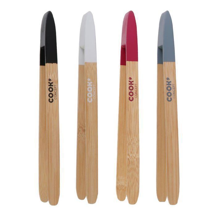 Cuit Vapeur Spécial Micro Ondes - Cuisy - 1,2L - Vert - Compatible lave-vaisselle - Pince en bambou