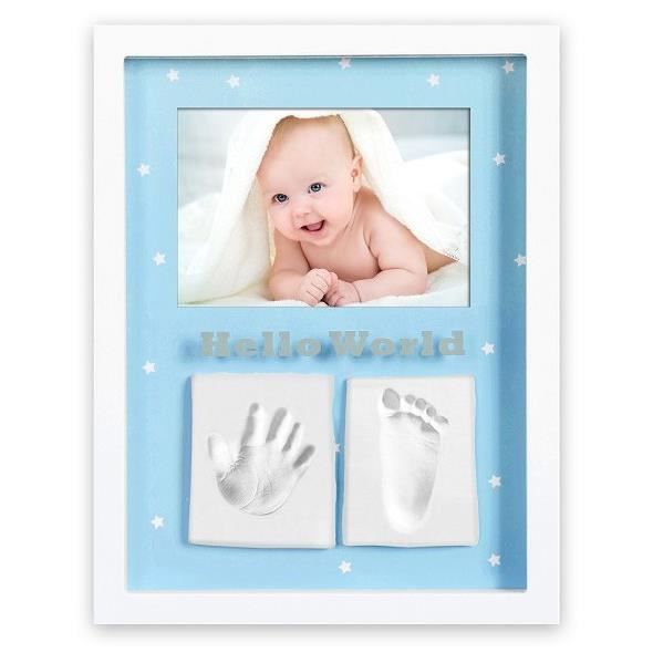 Cadre photo - Interbaby - 32 x 21 cm - Argile - Bois - Mixte