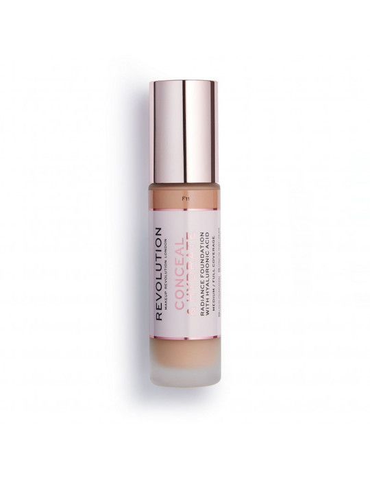 Fond de teint - Conceal & Hydrate - F11 - 23ml - Peaux sèches - Acide hyaluronique