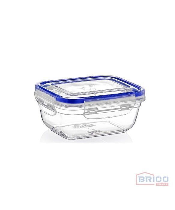 Boîte de conservation hermétique - MARQUE - Rectangulaire - 400 ml - Silicone - Empilable