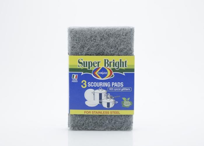 SUPER BRIGHT -ABRAS-INOX GRIS X3