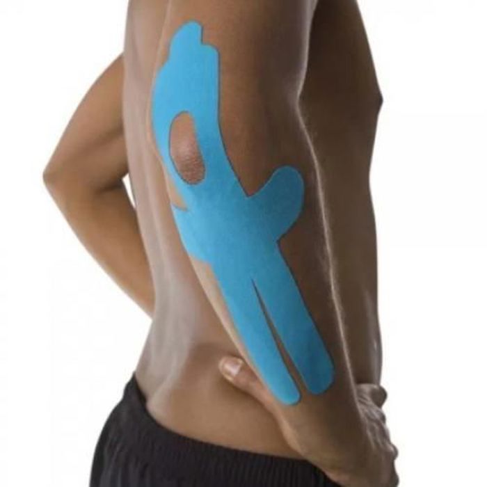 Bande de kinésiologie - Kinesiology Tape - 2,5 cm x 5 m - Élastique - Compression - Sportif