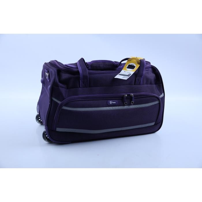 Sac à roulettes - GENERIC - 50 cm - Violet - Léger - Pratique - Résistant