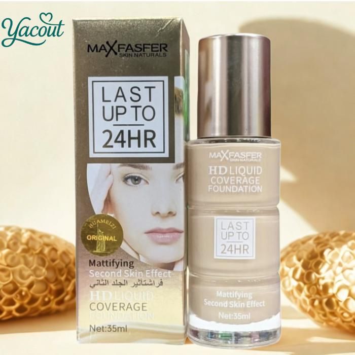 MaxFasfer HD – Matifying Liquid Foundation 24h