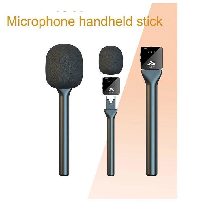 bâton de Microphone sans fil d'interview portable avec filter windproof