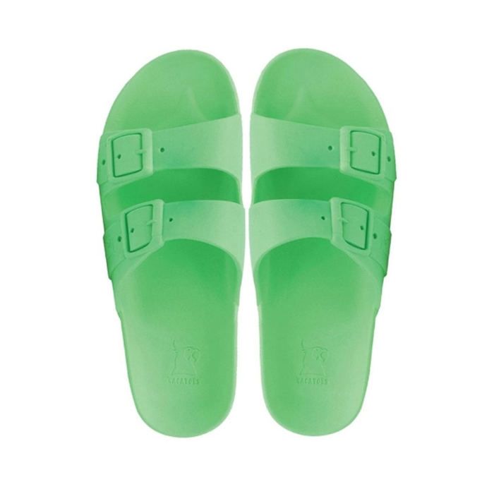 Sandales Bahia Vert Fluo – Femme