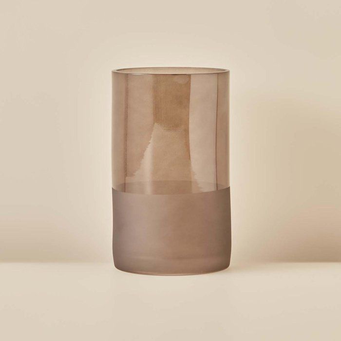 Vase Cylindre - BELLA MAISON - Lune - Verre - 12x20 cm - Élégance Chic