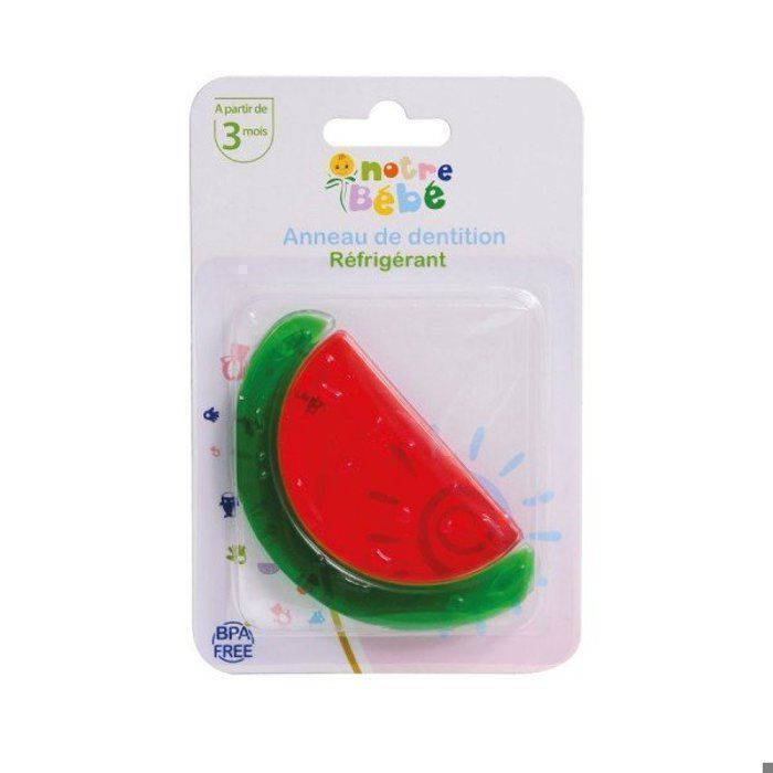 Anneaux de dentition en silicone pastèque