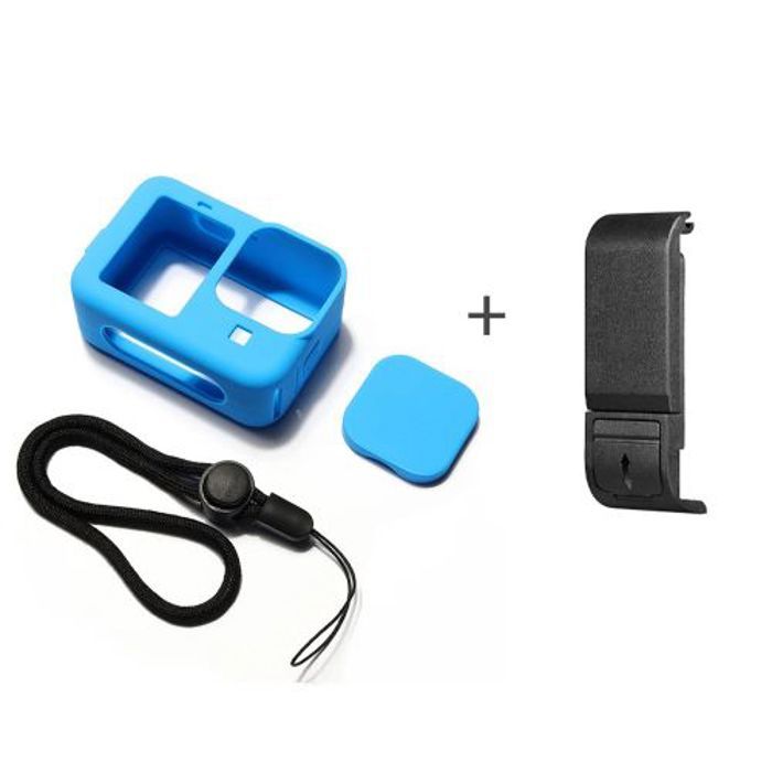 Étui de protection - GoPro - 9 10 11 12 - Silicone noir - Antichoc - Antirayures