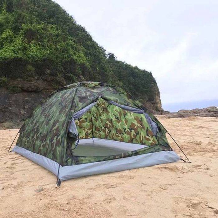 Tente de Camping - Militaire - 4 Personnes - 208x208x145 cm - Résistante - Imperméable