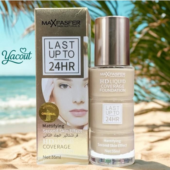 MaxFasfer Skin Naturals – HD Foundation, effet mat