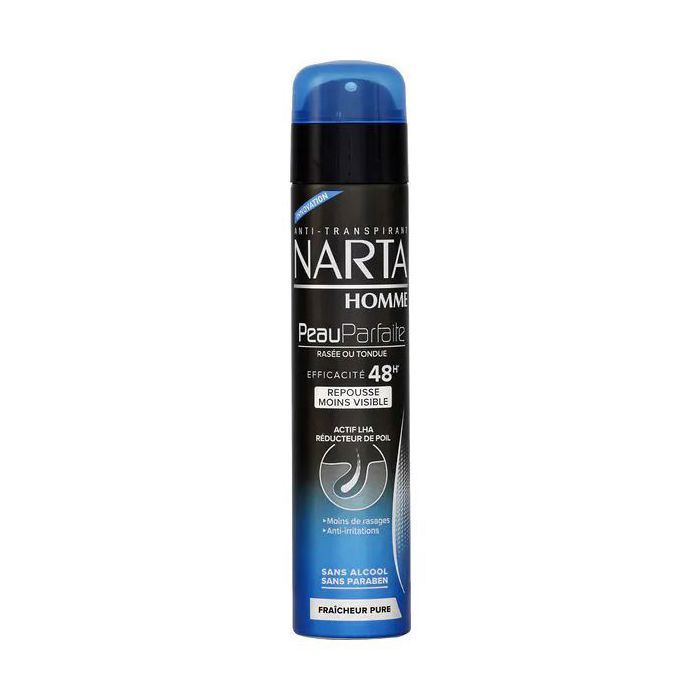 NARTA - Déodorant atomiseur anti-transpirant peau parfaite rasées ou tondues - 200 ml