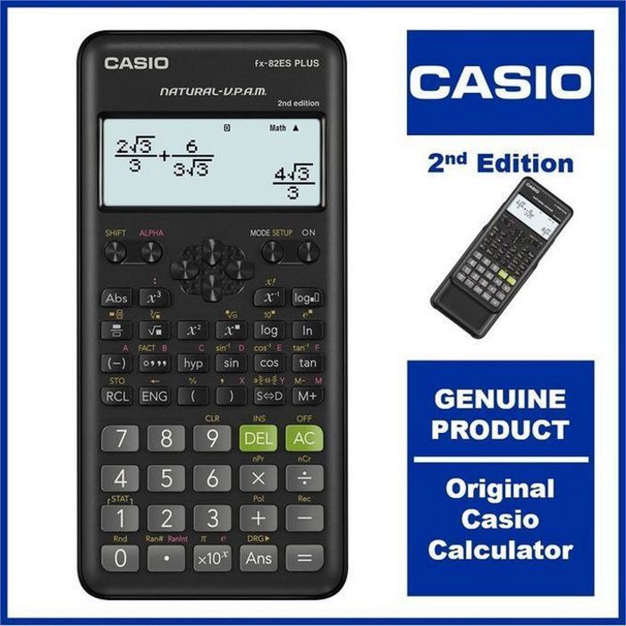 Calculatrice Scientifique Original 252 Fonctions FX-82ES PLUS 2nd Edition