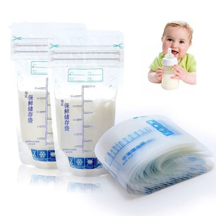 10 Sachets stérilisé de conservation lait maternel Congélateur pré-stériliser 250ml