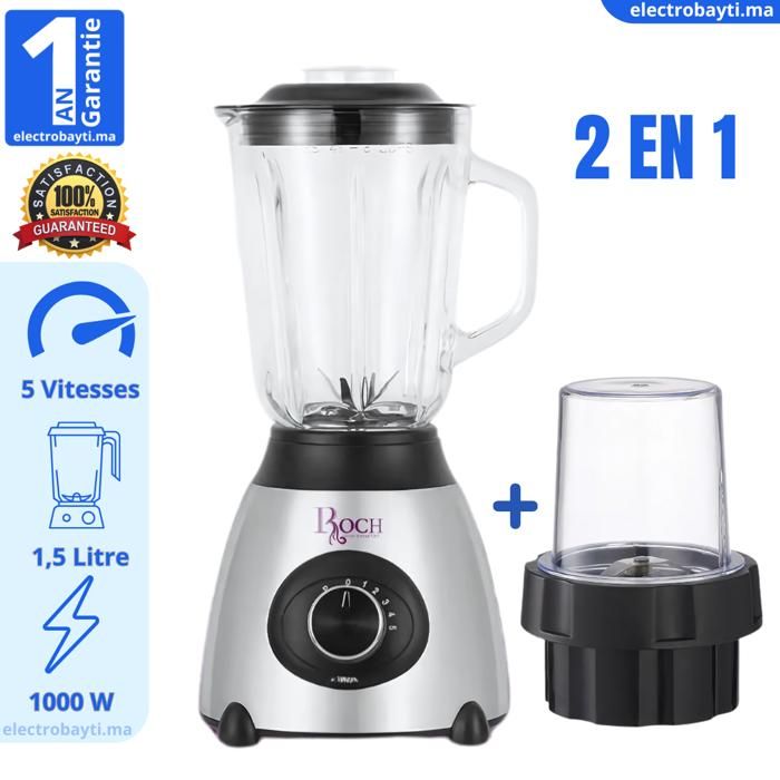 Blender 1000W- Mélangeur universel robuste
