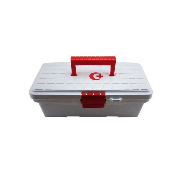 Boîte à pharmacie à 2 niveaux - Boîte portable de premiers secours