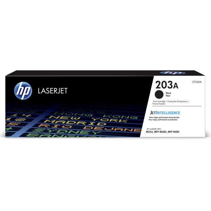 Toner LaserJet d'origine 203A Noir (CF540A)